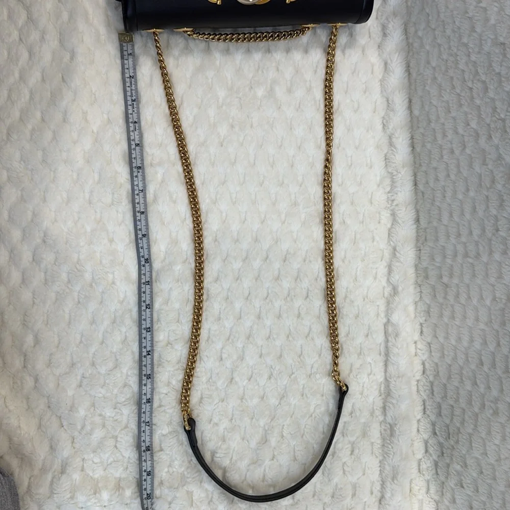 Gucci Leather Rajah Chain Shoulder Handbag-537241-Authentic-NWT - Picture 13 of 16